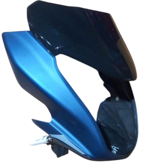 HEAD LIGHT VISOR W/ GLASS FIT FOR ACTIVA 125 BS4 RED-AEROSTAR