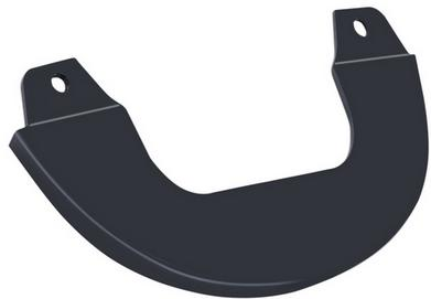 "U" Plate Glamour Black-AEROSTAR