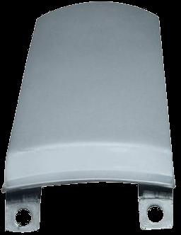 Center Plate Shine Black-AEROSTAR