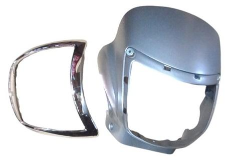 HEAD LIGHT VISOR W/GARNISH FIT FOR RADEON GREY-AEROSTAR