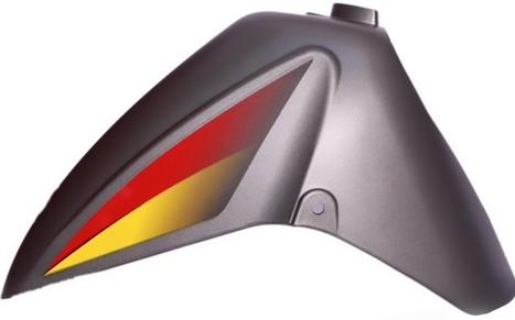 FF PLEASURE T3 MATT GREY/RED-AEROSTAR