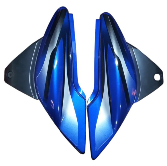 SIDE COWL DISCOVER 135CC DIGITAL METER BLUE WITH STICKER-AEROSTAR