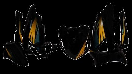 Full Kit Pleasure T3 2017 Black-AEROSTAR