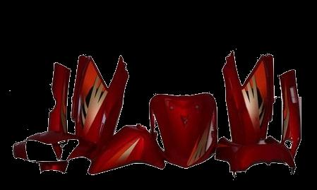 Full Kit Pleasure T3 2017 Candy Blazing Red-AEROSTAR