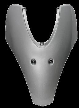 Nose Scooty Pep Boon Silver-AEROSTAR
