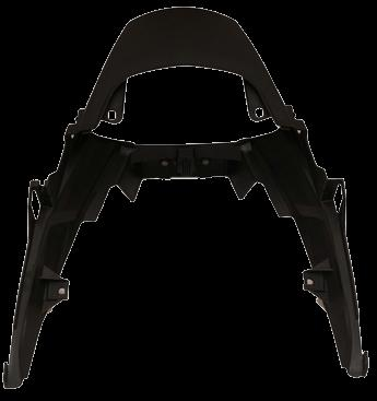 Back Plate Activa N/M Big Sunbeam White-AEROSTAR