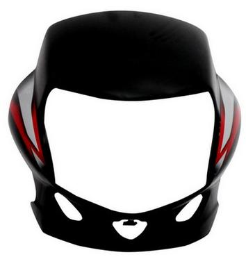 HLV HFDLX BS6 2020 BK/RED-AEROSTAR