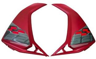 TPFC (SET OF 2) FIT FOR NTORQ MATTE RED-AEROSTAR