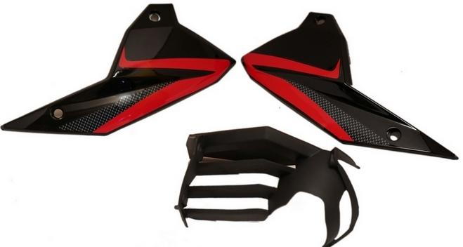 Engine Guard Pulsar 220 CC Black With Blue St-AEROSTAR