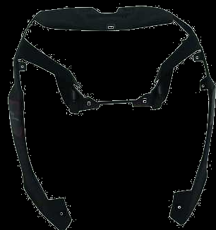 Front Cover Dio Bs6 Matt Axis Grey With Red S-AEROSTAR