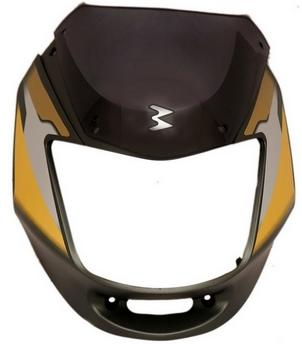 HLV CT110 BS6 ROUND HL BK/RED-AEROSTAR