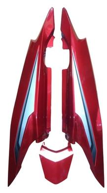 REAR COWL (SET OF 3) FIT FOR LIVO BS4 RED-AEROSTAR