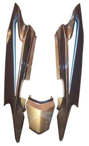 REAR COWL (SET OF 3) FIT FOR LIVO BS4 BROWN-AEROSTAR