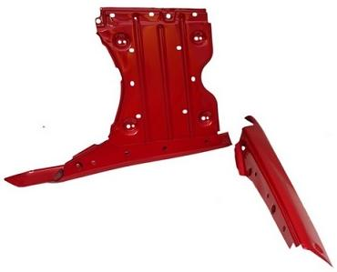 FLOORING (SHEET METAL) FIT FOR ACTIVA N/M DARK RED-AEROSTAR