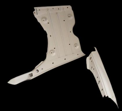 FLOORING (SHEET METAL) FIT FOR ACTIVA N/M IVORY WHITE-AEROSTAR