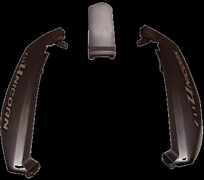 REAR COWL (SET OF 3) FIT FOR CB UNICORN (N/M) GREY SILVER-AEROSTAR
