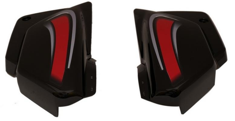 SIDE COWL FIT FOR SPLENDOR PLUS 01 EDITION MATTE GREY WITH STICKER-AEROSTAR