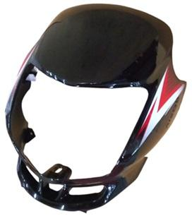 HEAD LIGHT VISOR FIT FOR DREAM YUGA 110 (2018) SPORT RED WITH STICKER-AEROSTAR