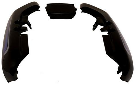 REAR COWL FIT FOR SPLENDOR PLUS (2023) BLACK WITH OPTIONS STICKER-AEROSTAR