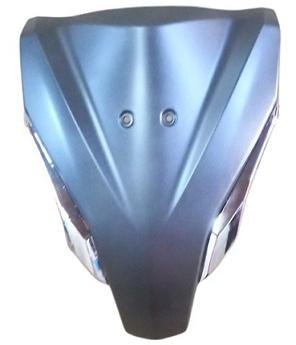 NOSE FIT FOR ACTIVA 6G MATTE GREY WITH GARNISH-AEROSTAR