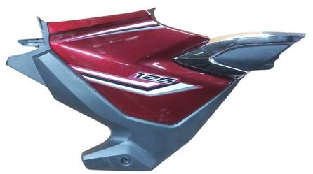 SIDE COWL (SET OF 6) FIT FOR SHINE BS6 (2023) WINE RED WITH STICKER-AEROSTAR