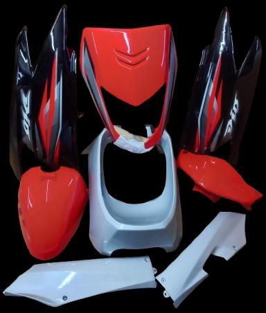 FRONT COVER FIT FOR ACTIVA N/M (SHEET METAL) WHITE-AEROSTAR