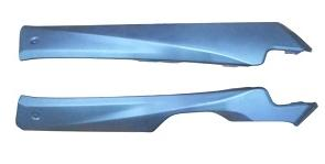 FOOT TRIM FIT FOR ACTIVA 6G NEW (SHEET METAL) MATTE GREY-AEROSTAR