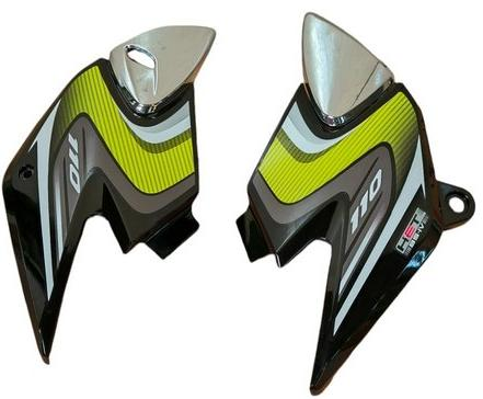 SIDE COWL SET FIT FOR 100B BLACK WITH RED STIKER-AEROSTAR