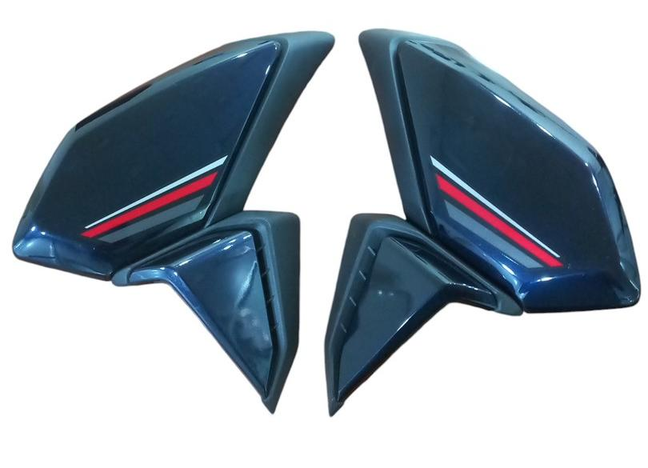 TPFC (SET OF 6) SP 125 BS6 DARK BLUE WITH YELLOW STICKER-AEROSTAR