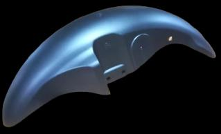 FRONT FENDER FIT FOR SPLENDOR PLUS 01 EDITION MATTE GREY-AEROSTAR