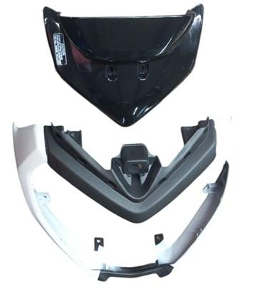 HEAD LIGHT VISOR WITH GLASS FIT FOR RAIDER WHITE-AEROSTAR