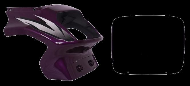 HLV VICGL NM RED/PUR-AEROSTAR