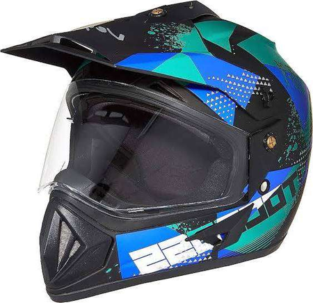 OFF RD D/V MOTO X DBK/BLUE-VEGA