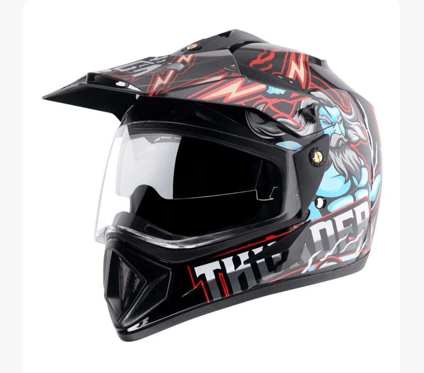 OFF RD D/V THUNDER BK/RD-VEGA