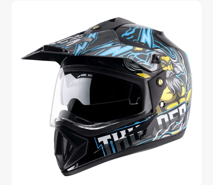 OFF RD D/V THUNDER BK/BLUE-VEGA