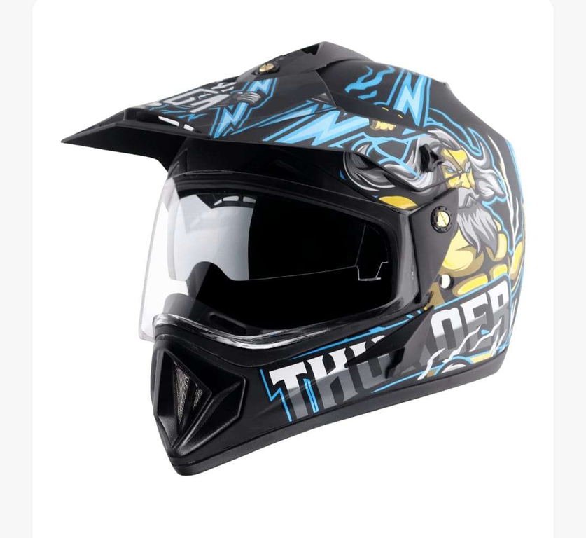 OFF RD D/V THUNDER DBK/BLUE-VEGA