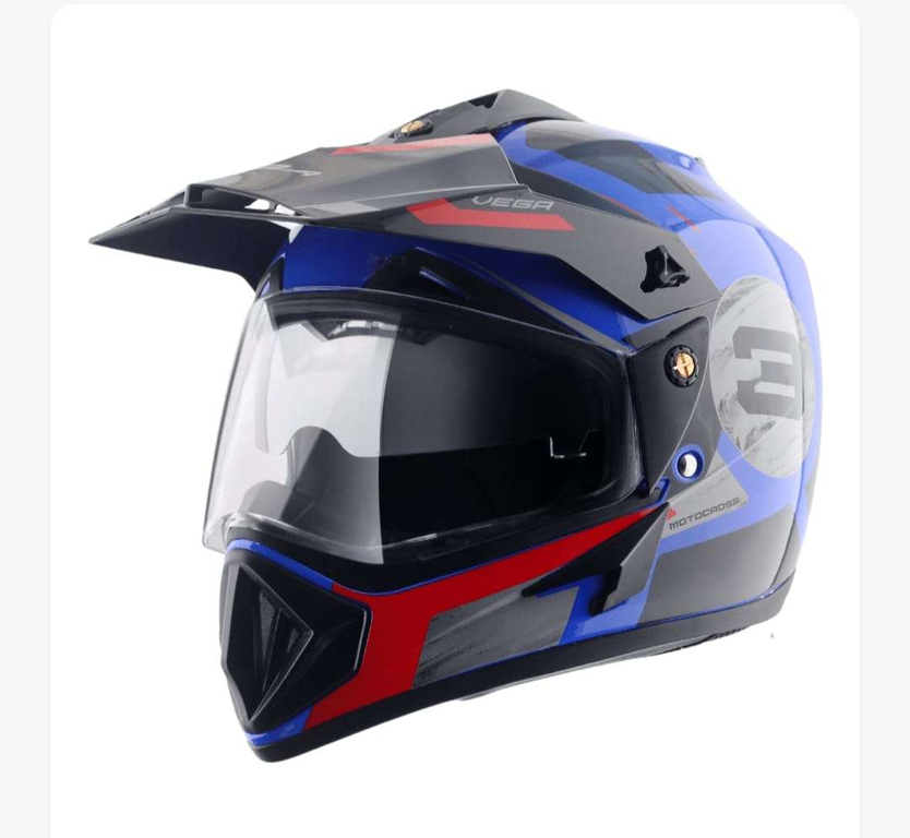 OFF RD D/V RACE-3 BLUE/BK-VEGA