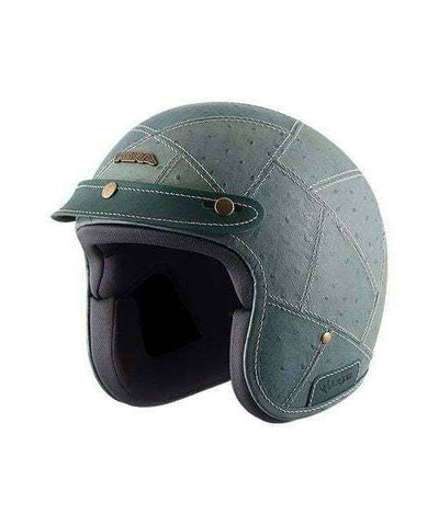 AXOR JET BLUE OSTRICH LEATHER BLUE-VEGA