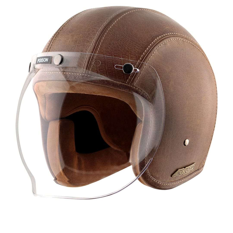 AXOR RETRO JET LEATHER POISON COCO/BROWN-VEGA